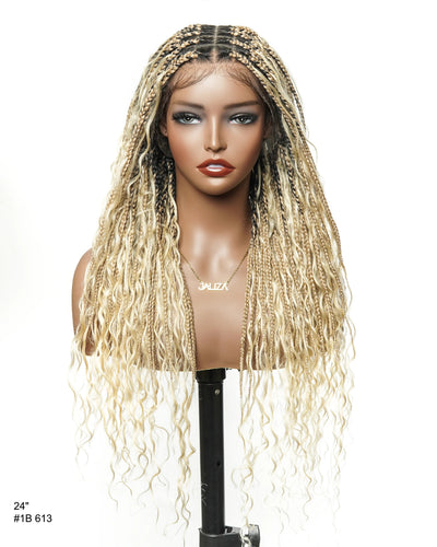 Essential Choice - Small Head Exclusive Boho Braided Wig (Small Cap Size for Petite Head)