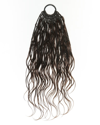 Small Pack 20 Strands Crochet Boho Braids - 12“-18" Loose Body Wave Human Hair Boho Curls