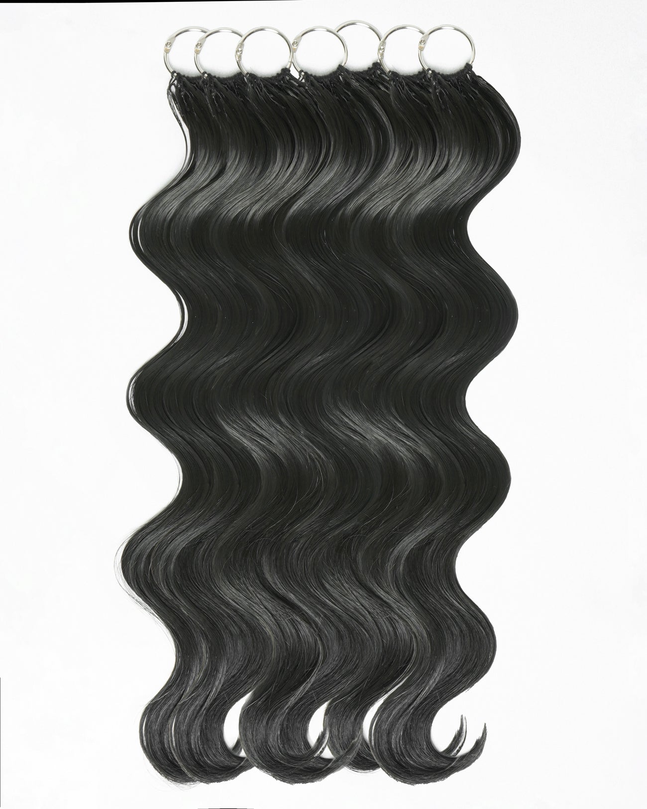 16" MiraSilk™ Hand-Made Feather Crochet Hair For Miracle Knots Hair Extensions (Premium Japanese Fiber)
