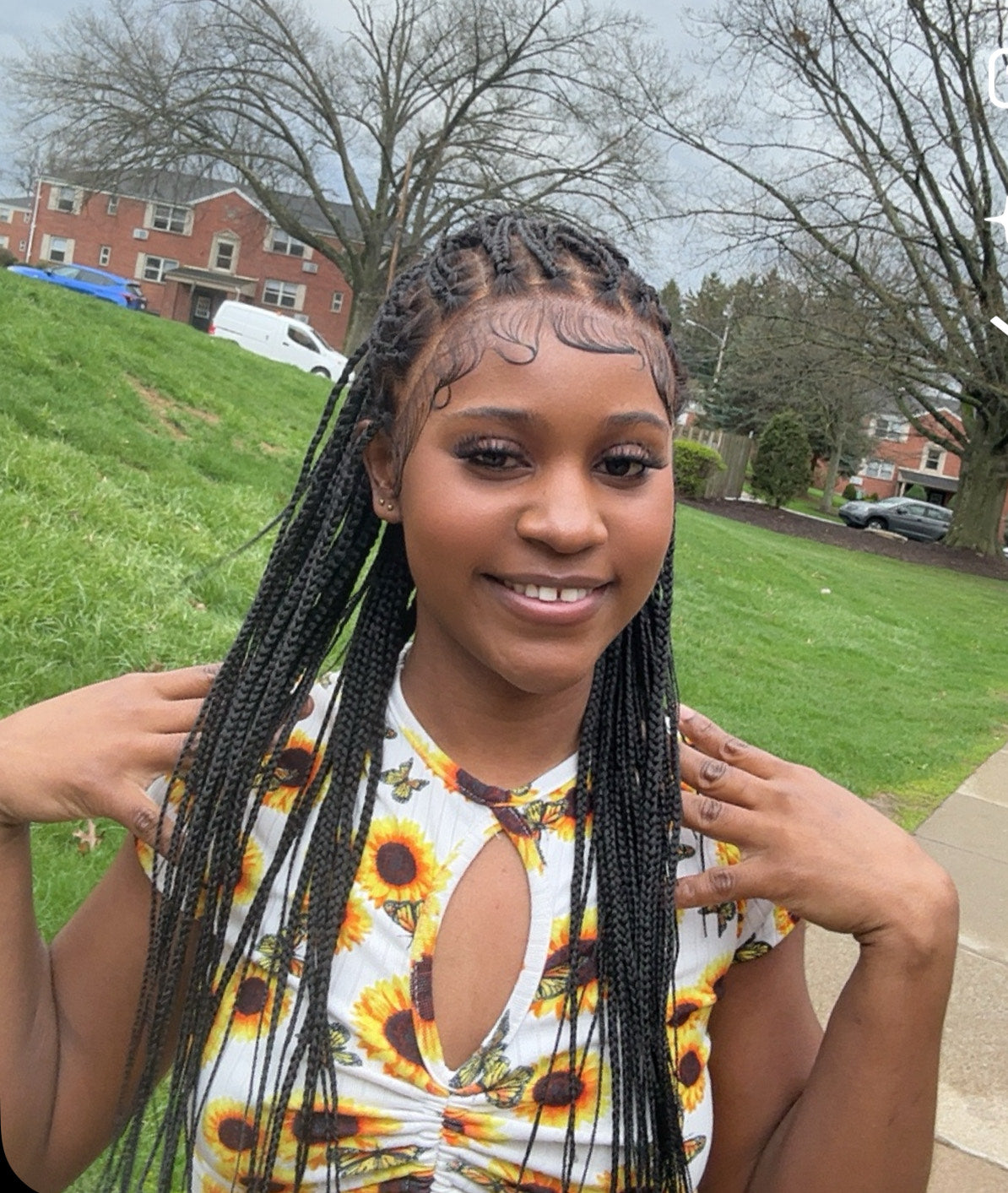 JALIZA Kora Knotless braided wig black 1B