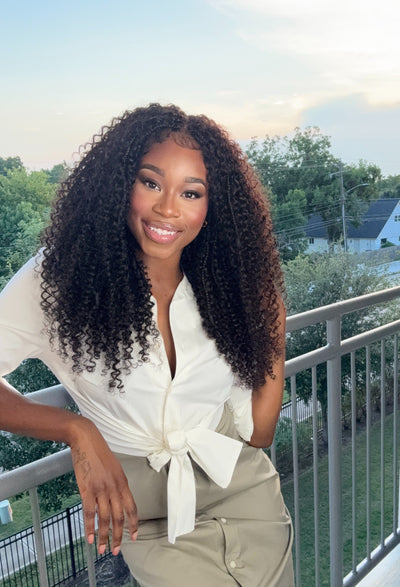 Lulu - Small Head Friendly Glueless Curly Boho Braided Wig (Small Cap Size for Petite Head)