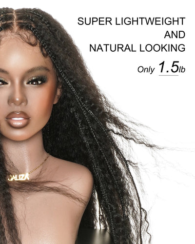 Makeda 48" Kinky Straight Bora Bora Braided Wig