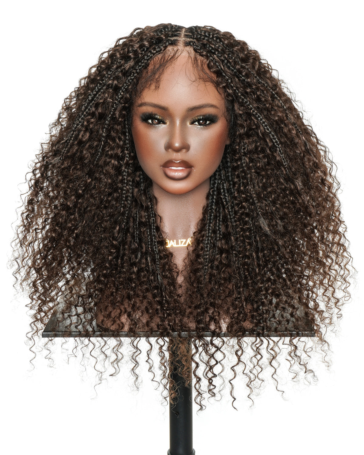 urly brown human hair bora bora style
