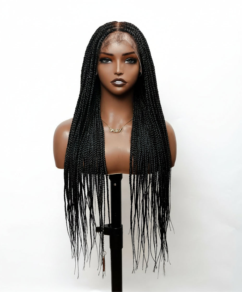 braided box braid wig