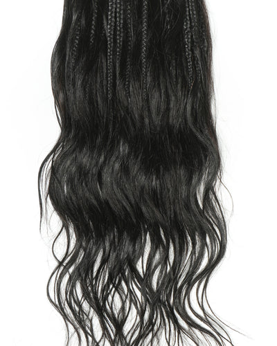 Human Hair Body Wave Boho Braided Wefts - Braids Weft