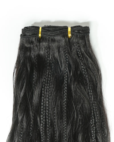 Human Hair Body Wave Boho Braided Wefts - Braids Weft