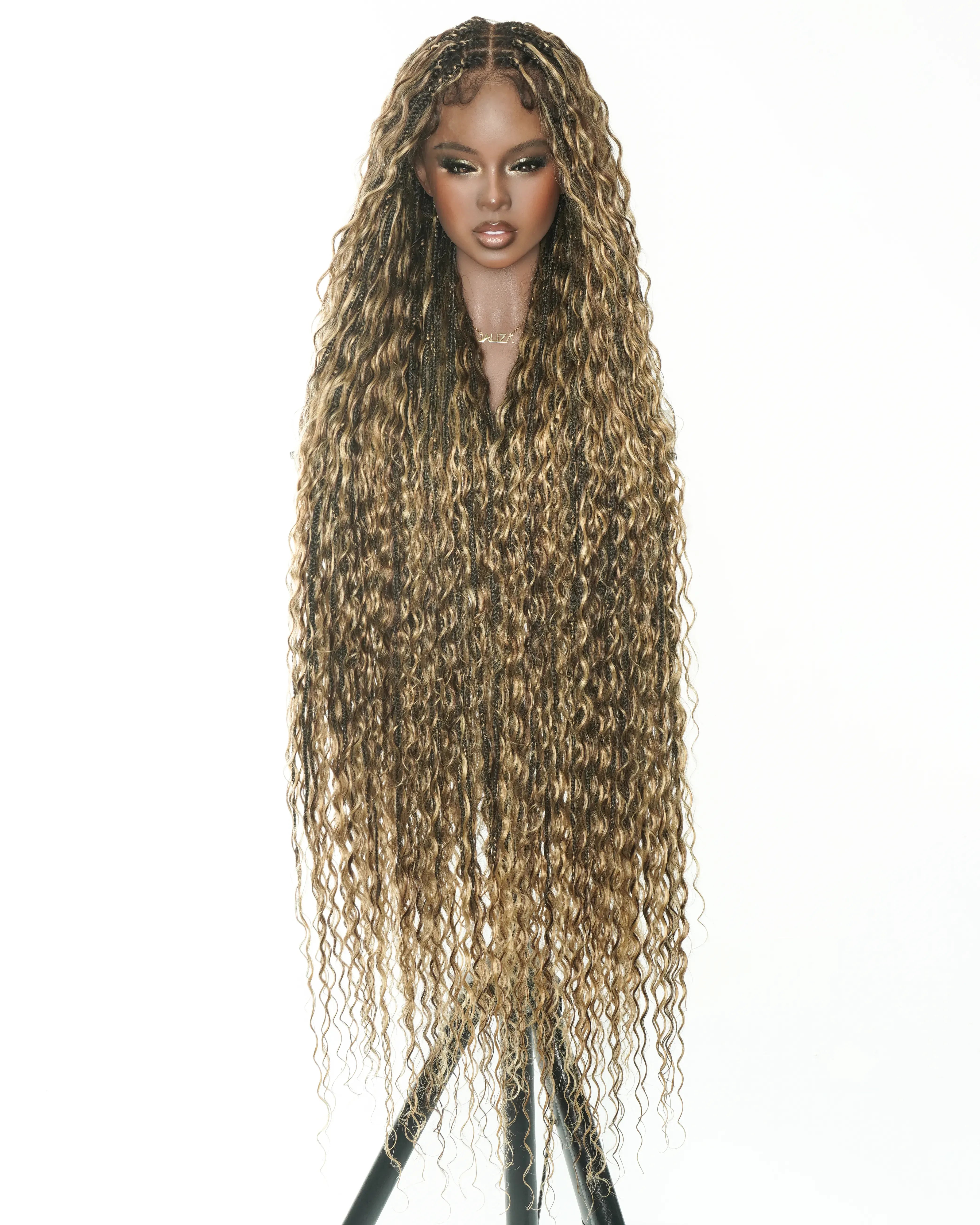 Celia Deep Wave 48" Full Lace Bora Bora Boho Box Braided Wig
