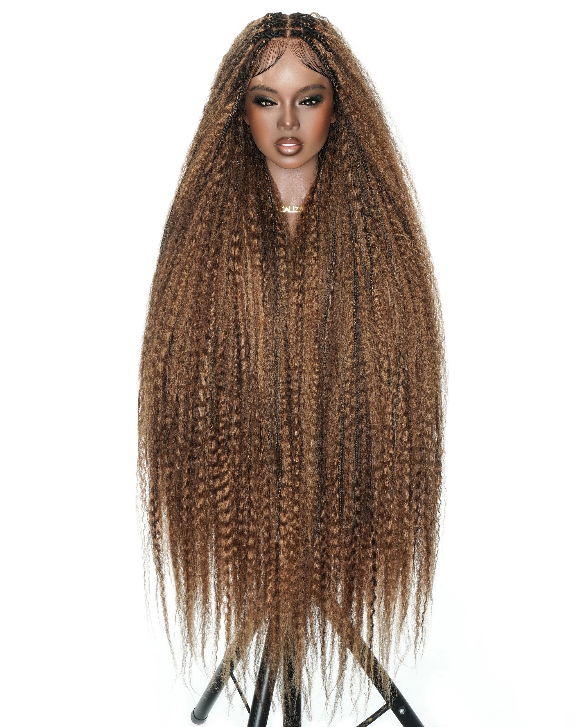 Celia Kinky Straight 48" Kinky Straight Bora Bora Braided Wig