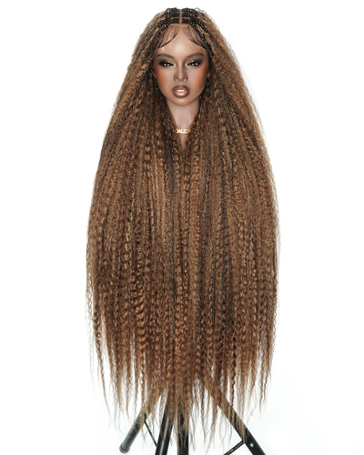 Celia Kinky Straight 48" Kinky Straight Bora Bora Braided Wig