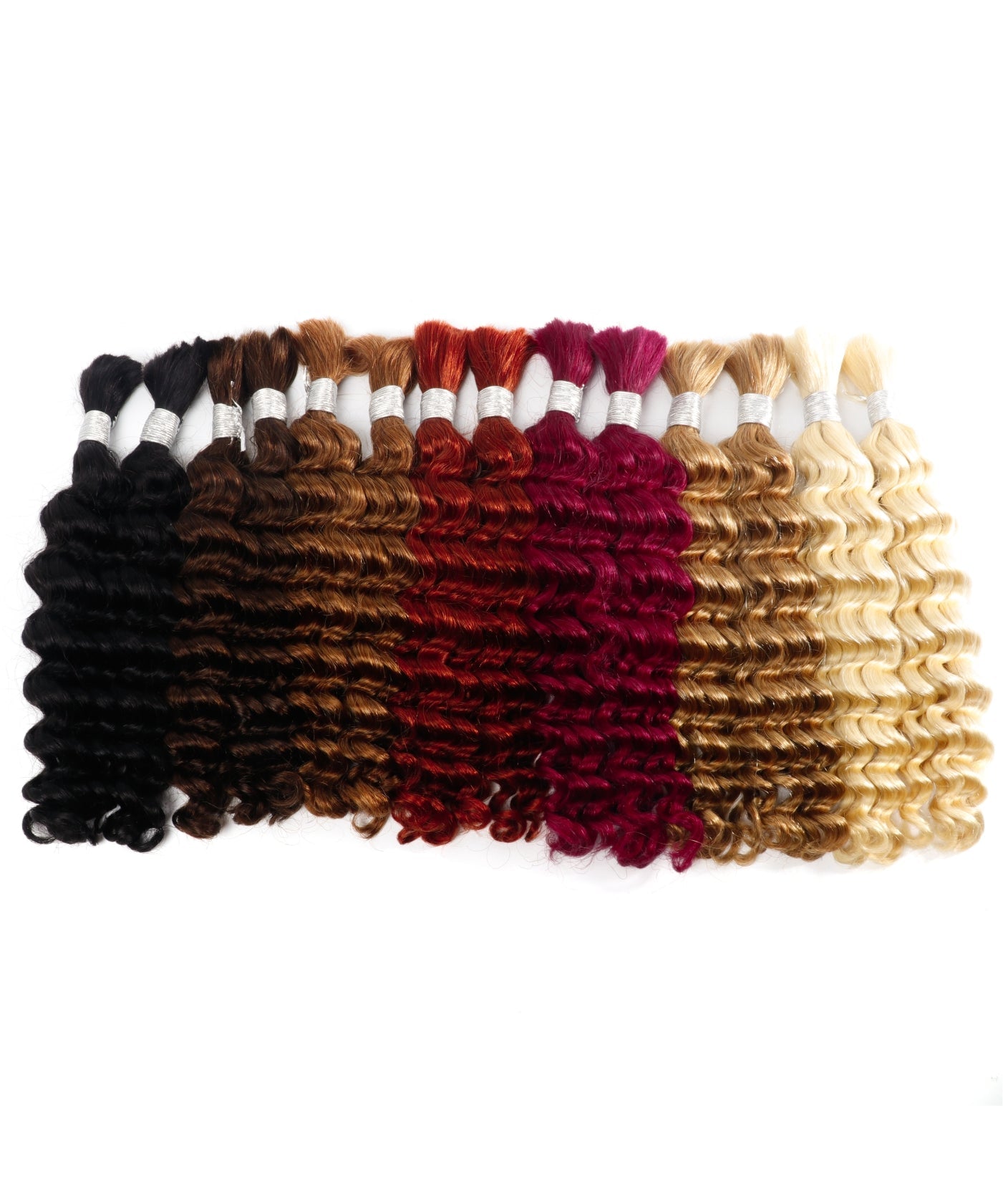 all color bulk hair