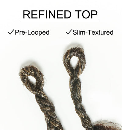 Solana Crochet Braids - 30" Mix Color #4 30 27 613 Pre Loop Crochet with Human Hair Boho Curls (110 Strands)