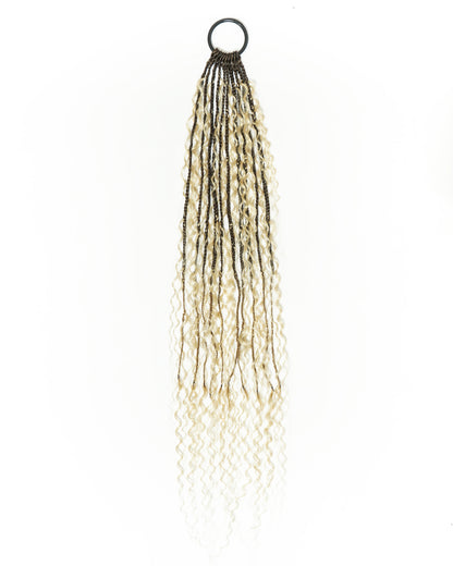 30" Mix Color #4/27 613 Crochet Boho Box Braids - Solana Style  (110 Strands/pack)