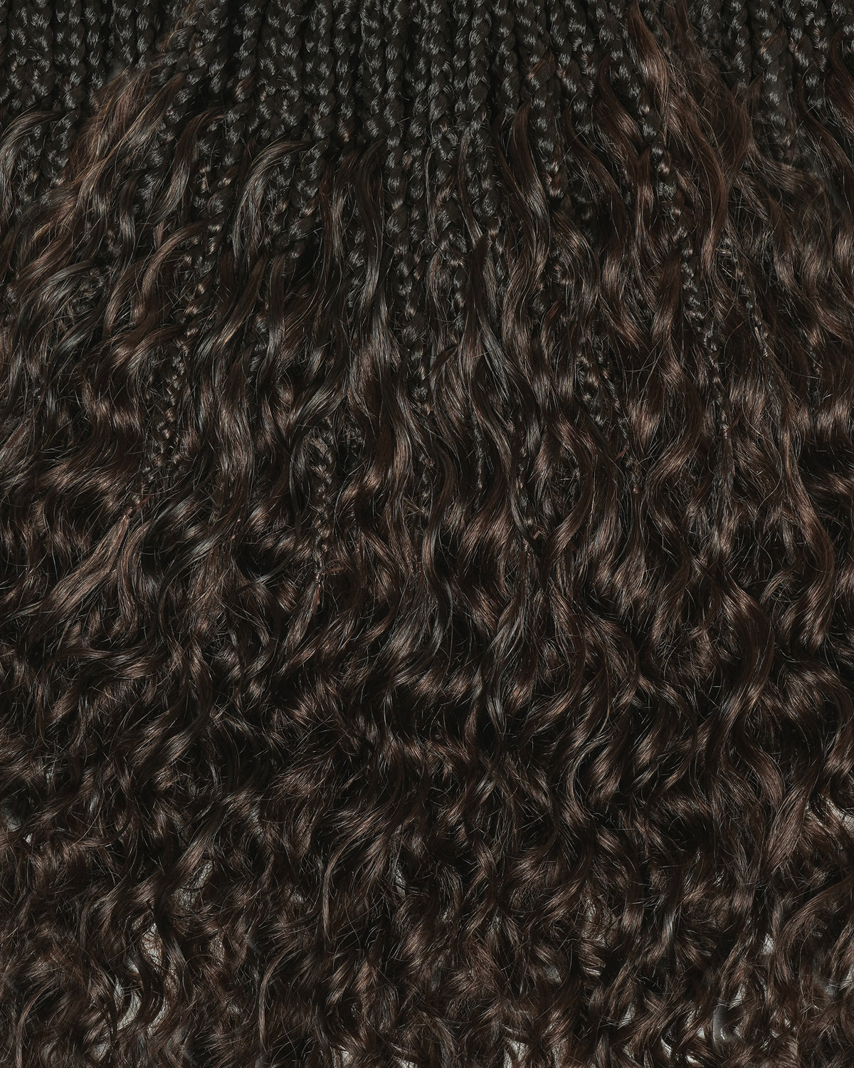 18" Crochet Braids With Human Hair Deep Wave Boho Curls 100 Strands/Pack