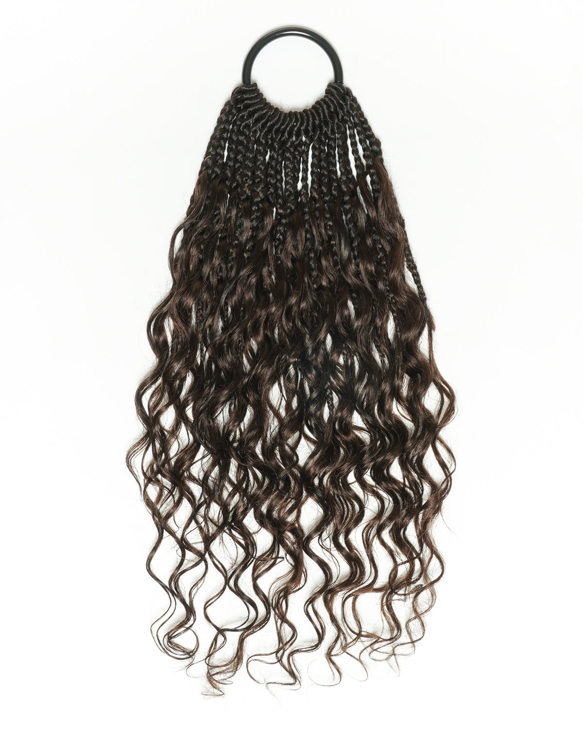 Small Pack 20 Strands Crochet Boho Braids - 12"-30" Deep Wave Human Hair Boho Curls