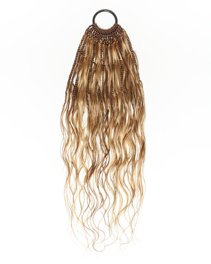 Michelle Crochet Braids - Pre Loop With Body Wave Human Hair Boho Curls (120 Strands)