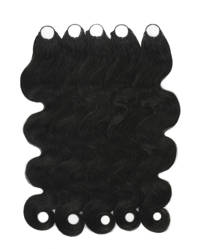 JALIZA body wave human hair corchet hair natural black