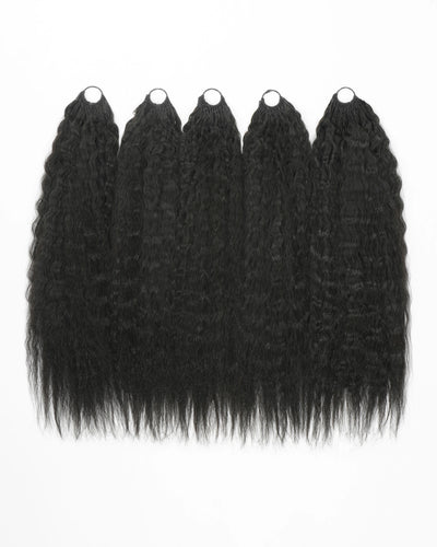 PrimeFlow™ Human Hair Pixie Curly Crochet Hair For Miracle Knots Boho Braids