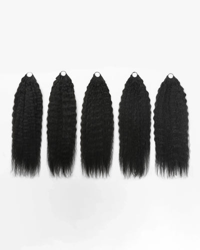 PrimeFlow™ Human Hair Pixie Curly Crochet Hair For Miracle Knots Boho Braids