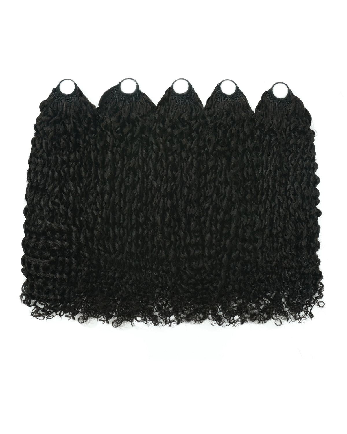 PrimeFlow™ Human Hair Kinky Straight Crochet Hair For Miracle Knots Boho Braids