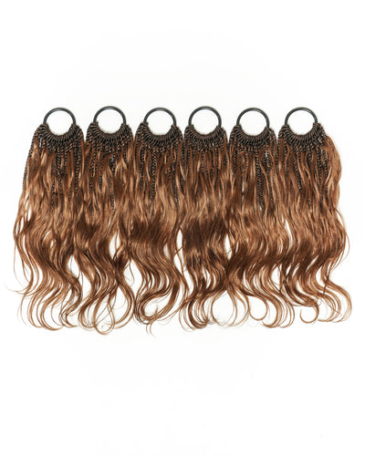 Michelle Crochet Braids - 12" Human Hair Body Wave Pre Loop (120 Strands)