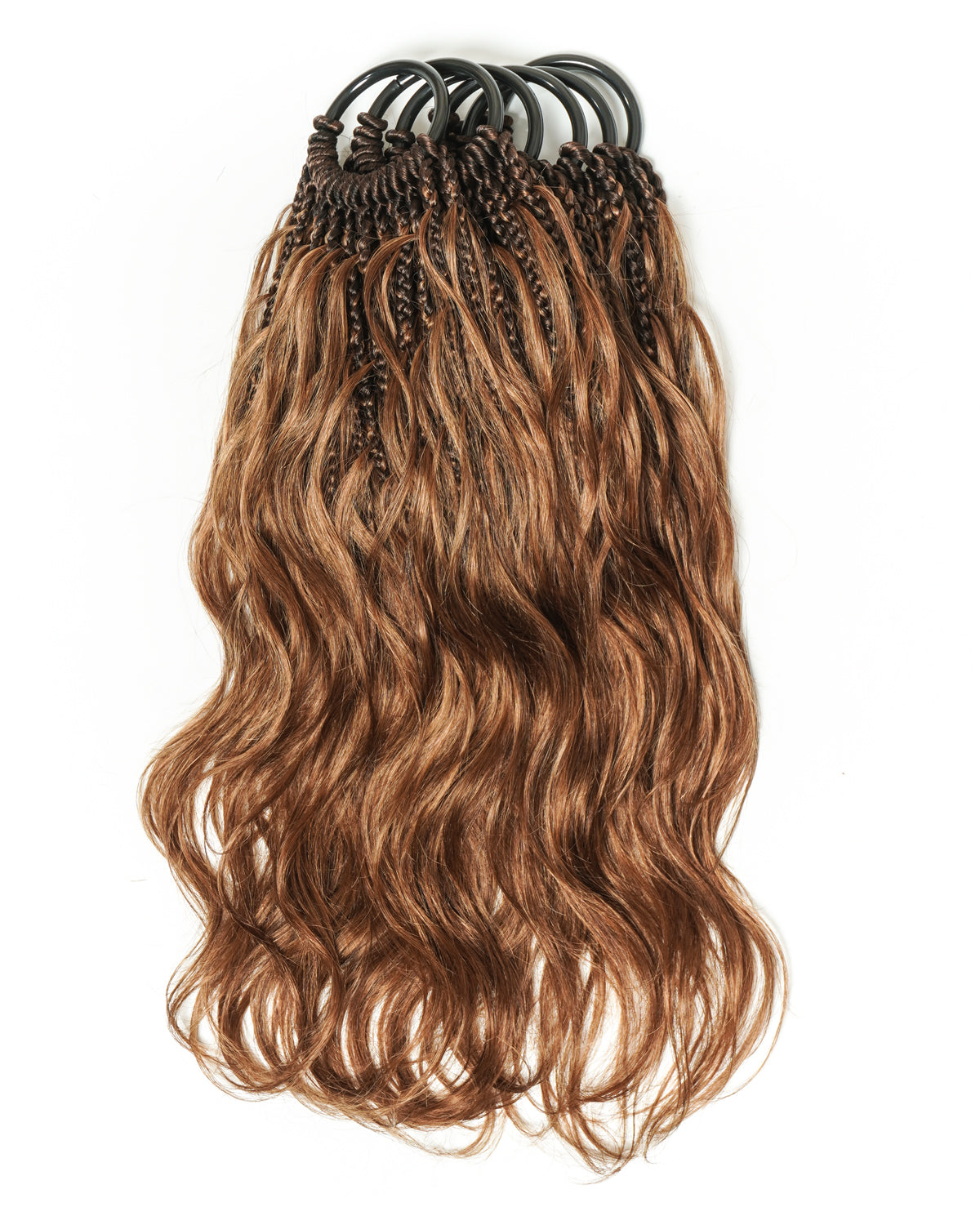 12" Human Hair Loose Body Crochet Boho Braids 120 Strands