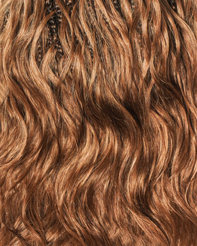 Custom Color Mix 24 Inch Body Wave Human Hair Boho Crochet Braids - Pre Loop