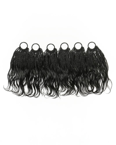 Michelle Crochet Braids - 12" Human Hair Body Wave Pre Loop (120 Strands)
