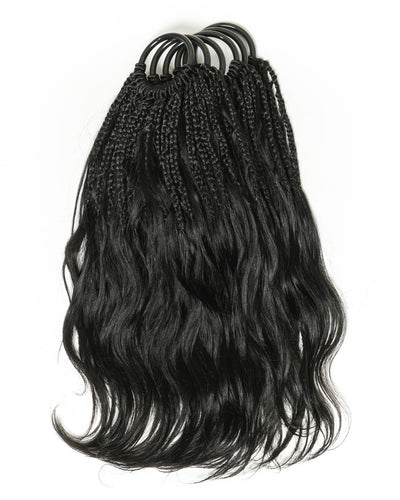 Michelle Crochet Braids - 12" Human Hair Body Wave Pre Loop (120 Strands)