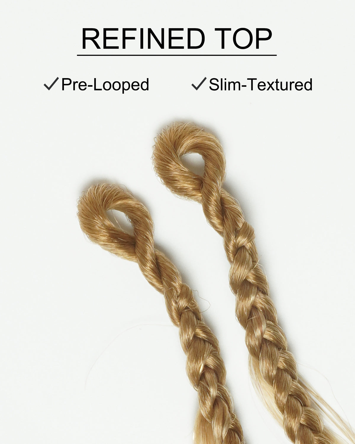 Michelle Crochet Braids - Pre Loop With Body Wave Human Hair Boho Curls (120 Strands)