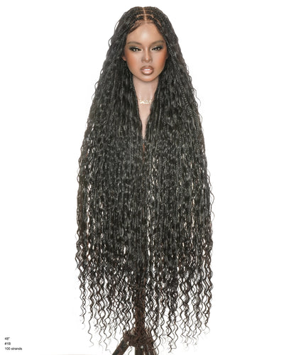 48" Full Lace Bora Bora Boho Box Braided Wig (Deep Wave Edition)