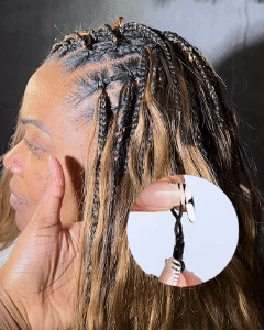 Ghost Loop™ Crochet Boho Braids With Body Wave Human Hair Curls