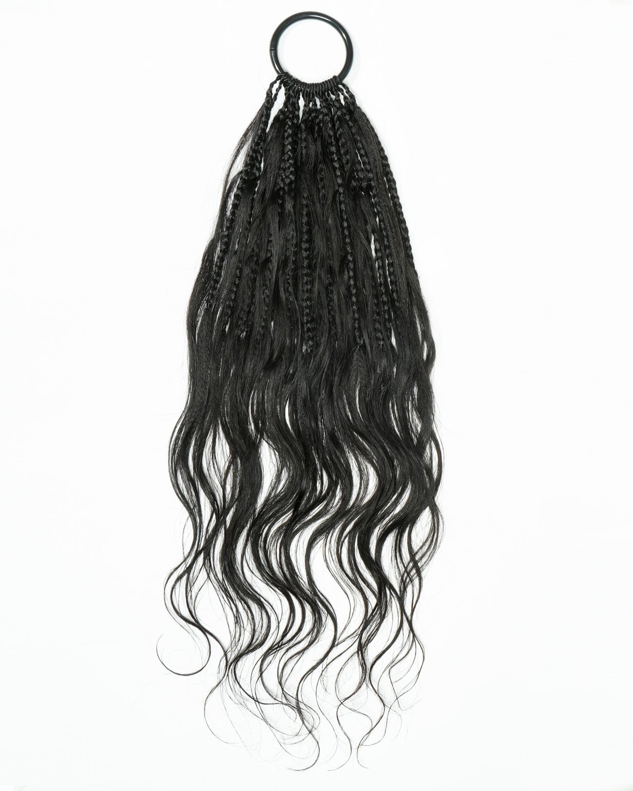 18" Ghost Loop™ Crochet Boho Braids With Human Hair Curls