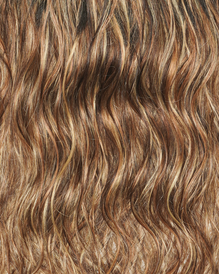 18" Ghost Loop™ Crochet Boho Braids With Human Hair Curls