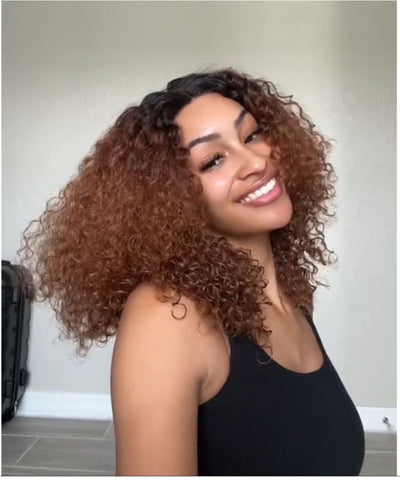 glueless Curly Bob Wig - By JALIZA