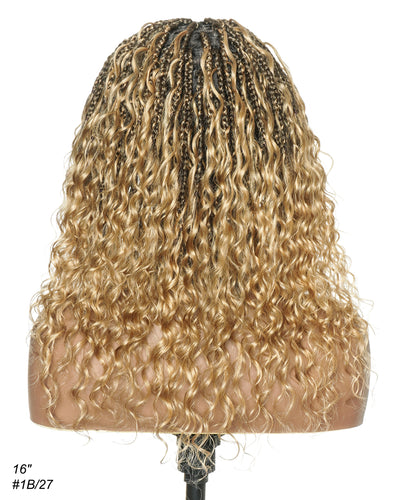 Coco - Glueless Human Hair Braided Wig Pre Cut HD Full Elastic Lace Free Part Ready-To-Go (Lace Not Hand Tied)
