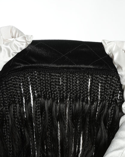 22" Boho Braids Band with Human Hair Body Wave Curls (26"-28" Finished Look)