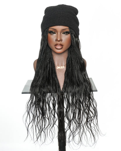 hat wig headband
