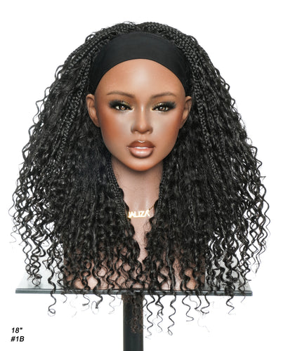 Headband Boho Braided Wig