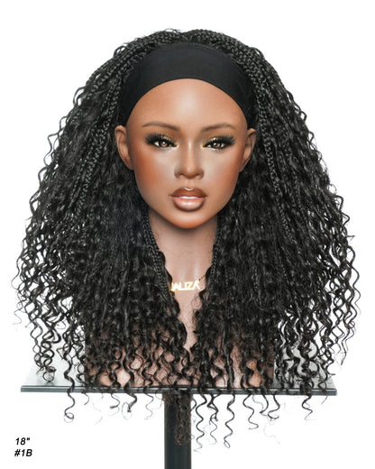 Headband Boho Braided Wig