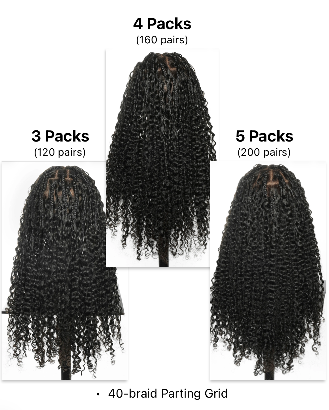 PrimeFlow™ 100% Human Hair Burmese Curly Crochet Hair For Miracle Knots Boho Braids