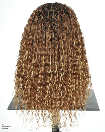 Kiki 16" Sun-Kissed Highlight 30/27 Boho Box Braided Wig