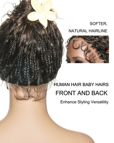 Nami - JALIZA Slip-On™ Glueless Water Wave Boho Box Braided Wig