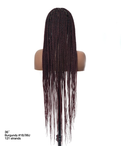 Swiss HD Full Lace Knotless Box Braided Wig