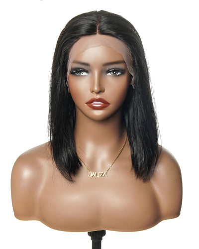 Bobrina 100% Human Hair Glueless Pre Bleached Knots Deep Wave Wig - Pre Plucked（US only）