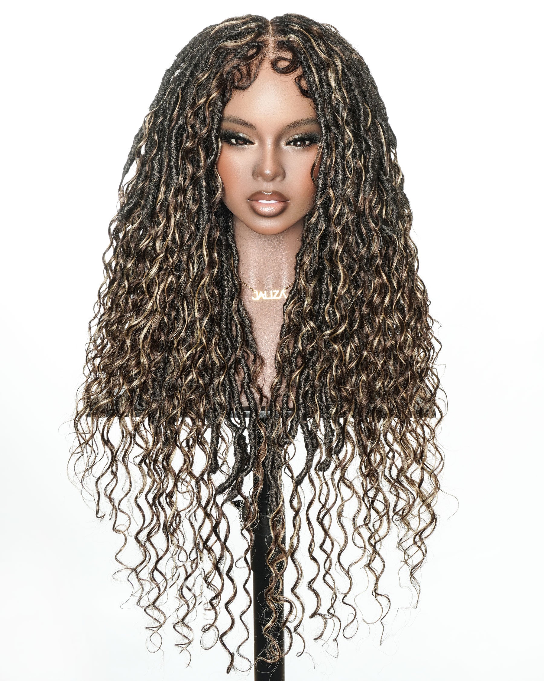 30" Layered Style High Density Full Lace Boho Locs Wig