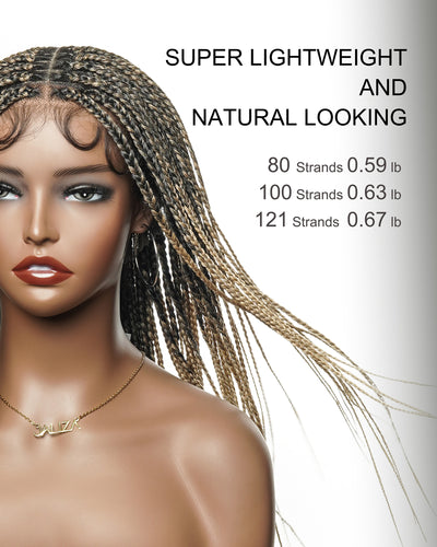 Swiss HD Full Lace Knotless Box Braided Wig