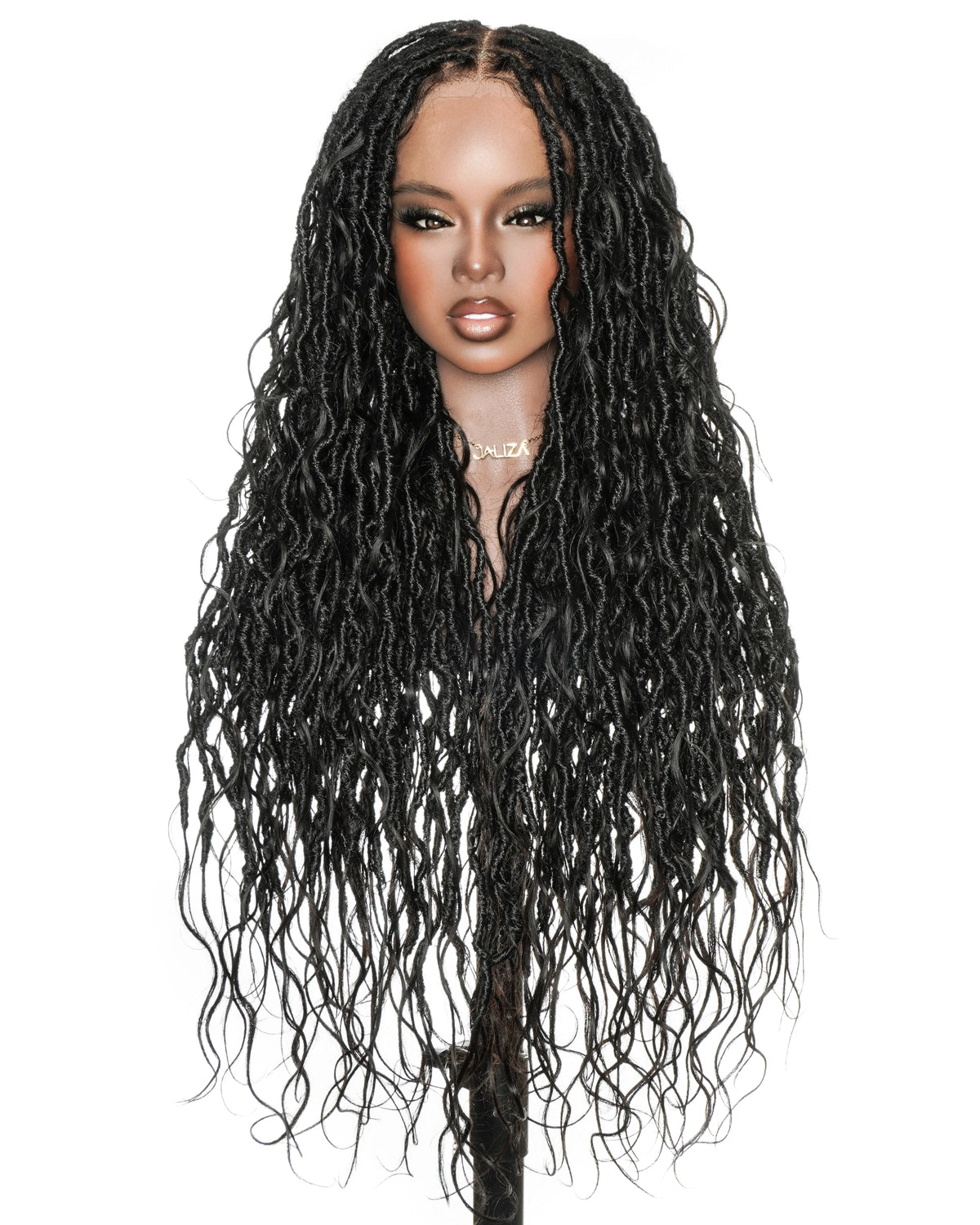 The Ultimate 30" Goddess Aesthetic: Glueless Boho Locs HD Full Lace Wig