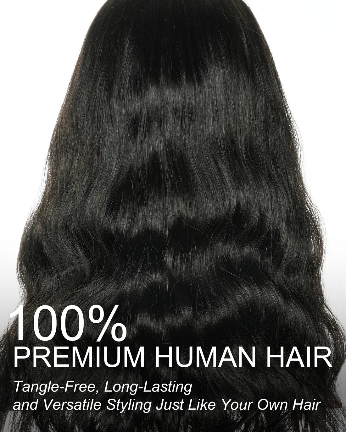 24" 100% Premium Human Hair Body Wave 13*6 Swiss HD Lace Frontal Wig