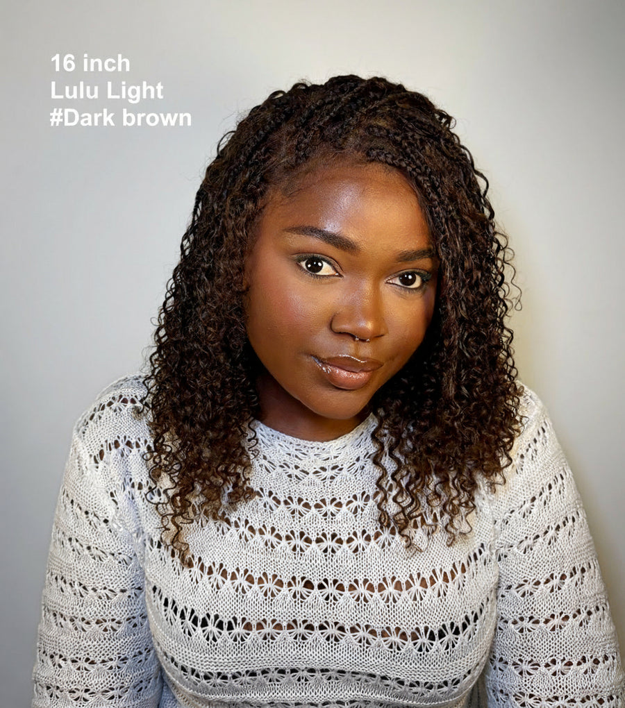 Lulu 16-26 inch Dark Brown Wig