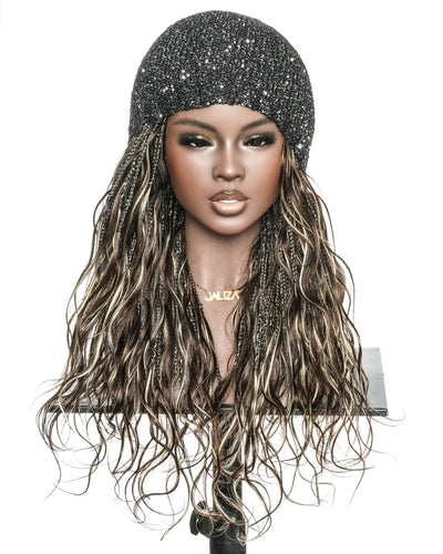 Michelle - Champagne Swirl Blonde Blend #4/613 Miracle Braids Boho Box Braided Wig